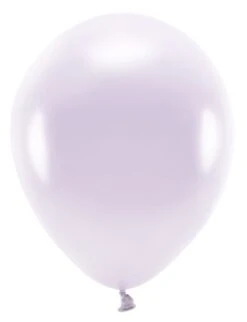 Partydeco 10 Ballons Eco Métalliques Lavande 26cm