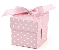 Partydeco 10 Coffrets Cadeaux Pointillés