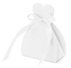 Partydeco 10 Boîtes De Mariée Blanche