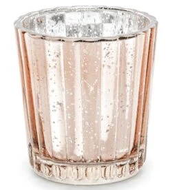 Partydeco 4 Lanternes Marseille Or Rose 5,5x 6cm