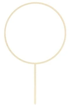 Partydeco Anneau En Bois Décoration De Gâteau à Concevoir 24.5cm