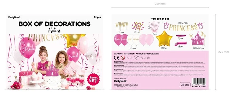 Partydeco Valise De Fête Princess Tale 31 Pièces 6 Partydeco Valise De Fête Princess Tale 31 Pièces – Image 4