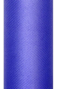 Partydeco Tissu Tulle Luna Bleu Roi 9m X 30cm